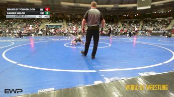 55 lbs Consi Of 4 - Brantley Youngblood, RAW Wrestling Club vs Danger Welch, Claremore Wrestling Club