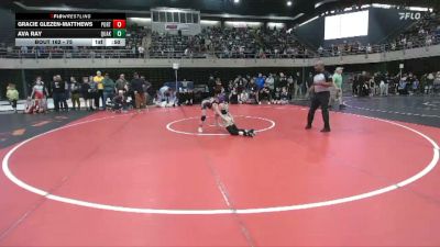 75 lbs Quarterfinal - Gracie Glezen-Matthews, Port Crane vs Ava Ray, Quakertown