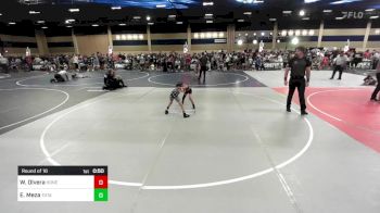 50 lbs Round Of 16 - Weston Olvera, Honey Badger WC vs Elijah Meza, Total Kaos WC
