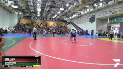 190 Boys Cons. Round 2 - Evan Perez, St Augustine vs Joel Maya, Montgomery