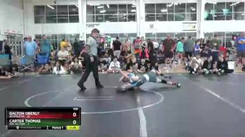 100 lbs Round 7 (10 Team) - Dalton Oberly, 84 Athletes vs Carter Thomas, Mat Factory