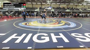 285 lbs 5th Place - Greg Hopkins, South Kingstown vs William Francis, North Providence