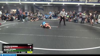 68 lbs Finals (2 Team) - Colton McKenna, MD Maniacs vs Ryder Ascherl, Team Nauman