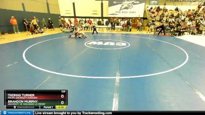 125 lbs Quarterfinal - Brandon Murphy, University Of Wisconsin-La Crosse vs Thomas Turner, Pacific University (Oregon)