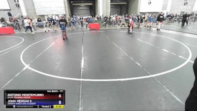 77 lbs Cons. Round 1 - Antonio Montemurro, B.A.M. Training Center vs John Mensah Ii, Askren Wrestling Academy