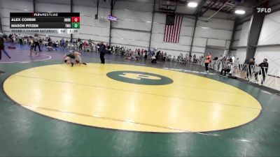 120 lbs Round 2 (10:45am Saturday) - Mason Pitzen, Team Ohio vs Alex Corbin, Dynasty Black
