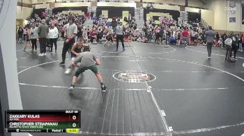 85 lbs Semifinal - Zakkary Kulas, Sly Fox vs Chrstopher Stsiapanau, Palmetto State Wrestling