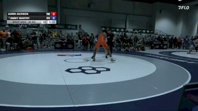 92 kg Champ. Rd Of 16 - Jaren Jackson, Tiger Wrestling Club vs Jimmy Mastny, Relentless Training Center