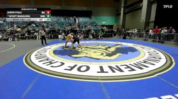 150 lbs 3rd Place Match - Wyatt Madalena, Battle Mountain vs Jason Fiala, Millikan