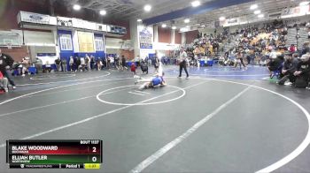 106 lbs Quarterfinal - Blake Woodward, Buchanan vs Elijah Butler, Northview