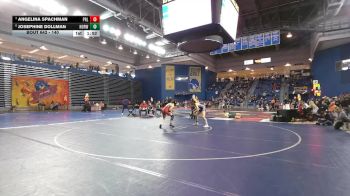 140 lbs Quarterfinal - Angelina Spachman, Parkland vs Josephine Dollman, Norwin