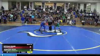 128 lbs Quarterfinal - Sequoah Hicks, John Carroll Catholic HS vs Keygan Ebarb, Houston Academy