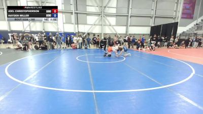 165 lbs Cons. Round 3 - Joel Christopherson, Oak Harbor Wrestling Club vs Hayden Miller, Big Cat Wrestling Club