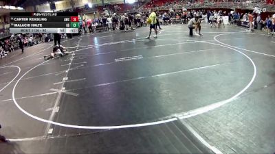 90 lbs Cons. Round 2 - Carter Keasling, Aurora Wrestling Club vs Malachi Halte, GI Grapplers