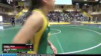 117 lbs Round 3 - Isabell Mejia, California vs Delarie Juarez, Brawley