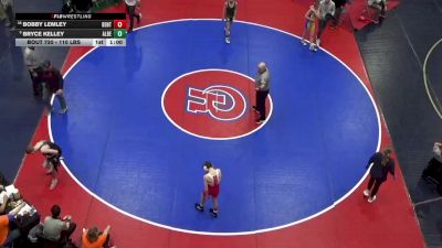 110 lbs Consi Of 32 #2 - Bobby Lemley, Bentworth vs Bryce Kelley, Albert Gallatin