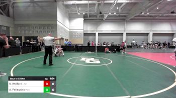 106 lbs Round Of 16 - Sam Wolford, LAW Black vs Anthony Pellegrino, Pirate Wrestling Club