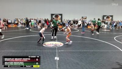 58 lbs Semifinal - Brayden Beshures, Westwateree Wrestling Club vs Brantley Bravet-Morton, Palmetto State Wrestling Academy