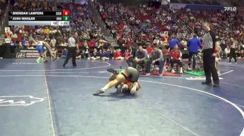 2A-190 lbs Cons. Semi - Brendan Lamfers, Sioux Center vs Josh Ringler, Grinnell