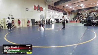 235 lbs Cons. Round 3 - Beatriz Avellaneda, Segerstrom vs Janessa Gallardo, Fullerton