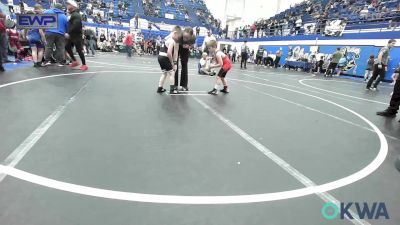 66 lbs Quarterfinal - Lane Jager, Carl Albert vs Kingston Wood, Team Nomad