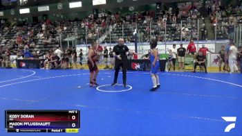 160 lbs Round 1 - Kody Doran, MO vs Mason Pflugshaupt, MN