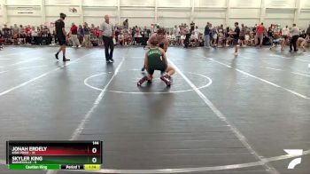 144 lbs Round 5 (8 Team) - Skyler King, Barnesville vs Jonah Erdely, Kiski Pride