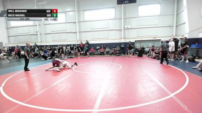 153 lbs Round Robin 1 - Will Meisner, New Albany - HS vs Nico Maisel, University Hawks Wrestling Club - HS