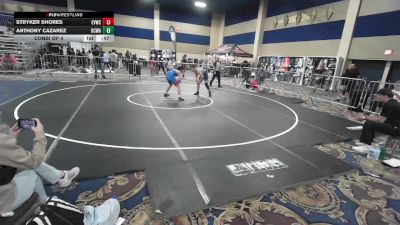 150 lbs Consi Of 4 - Stryker Shores, Evwc vs Anthony Cazarez, Dcwa