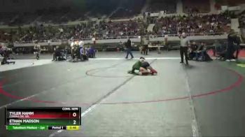 D1-120 lbs Cons. Semi - Ethan Madson, Horizon vs Tyler Hamm, Corona Del Sol