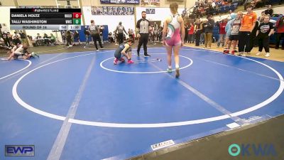 102 lbs Rr Rnd 2 - Daniela Holtz, Wagoner Takedown Club vs Talli Washington, Woodland Wrestling Club