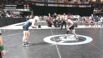 5A 175 lbs Cons. Round 3 - Aleister Orona, Volcano Vista vs Greyson Cook, Piedra Vista
