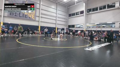 52 lbs Quarterfinal - Hunter Singh, Dayville vs Connor McCollum, Voorhees