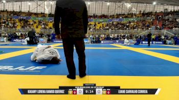Luane Carvalho Correia vs Kauany Lorena Ramos Queiroz 2026 Brasileiro Jiu-Jitsu IBJJF