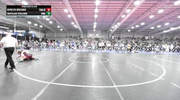 126 lbs Rr Rnd 1 - Evelyn Becher, Team Nebraska vs Waylan Collins, East Rowan Wrestling Club