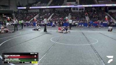 105 lbs Cons. Round 1 - John Killinger, WR- Topeka Blue Thunder vs Noah Nickelson, Hoxie