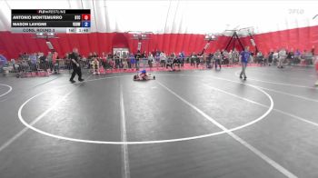 96 lbs Cons. Round 3 - Antonio Montemurro, B.A.M. Training Center vs Mason LaVigne, Victory School Of Wrestling