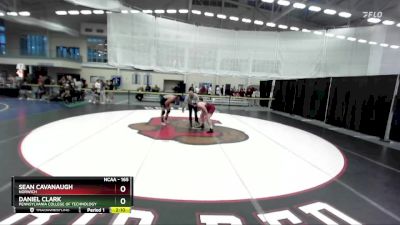 165 lbs Cons. Round 3 - Sean Cavanaugh, Norwich vs Daniel Clark, Pennsylvania College Of Technology