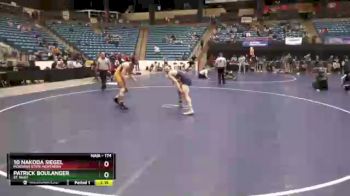 174 lbs Cons. Round 2 - 10 NaKoda Siegel, Montana State-Northern vs Patrick Boulanger, St. Mary