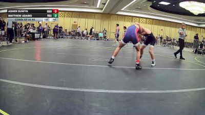 120 lbs Consi Of 64 #2 - Asher Suwyn, Hurricane Tigers vs Matthew Adamo, Project 8 WC