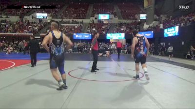 285 lbs 5th Place Match - Blaine Wallace, Catahoula Wrestling vs Noah Calerich, Cut Bank