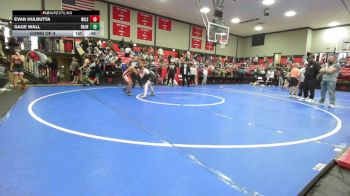 92 lbs Consi Of 4 - Evan Hulbutta, Wilson-Henryetta vs Gage Wall, Broken Arrow Jh