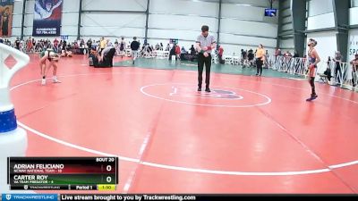 88 lbs Rd# 8- 12:30pm Saturday Final Pool - Carter Roy, VA Team Predator vs Adrian Feliciano, NCWAY National Team