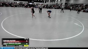 115 lbs Cons. Round 2 - Karlena Buford, Sebolt Women Wrestling Academy vs Amelia Nidelea-Polanin, Illinois