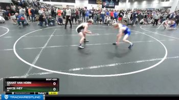 145 lbs Cons. Round 6 - Grant Van Horn, MO vs Hayze Ivey, OK