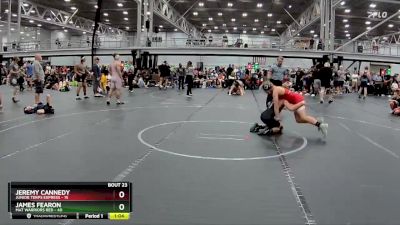 120 lbs Round 6 (8 Team) - Jeremy Cannedy, Junior Terps Express vs James Fearon, Mat Warriors Red