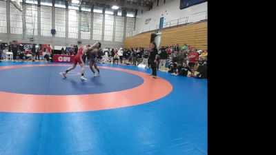 74 M Cons. Round 3 - Joshua Lundin, Edmonton Wrestling Club vs Cruz Velasquez, BMWC