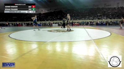 Round Of 128 - Asher Wishon, Southmoore SaberCats Wrestling vs Ethan Frasier, Deer Creek Wrestling