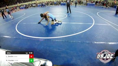 98 lbs Round Of 16 - Levi Smith, Cowboy Wrestling Club vs Kameron Hunter, Division Bell Wrestling