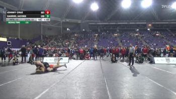 285 lbs Semis & 3rd Wb (16 Team) - Gabriel Jacobs, Life University vs Johnny Cruz, Indiana Tech